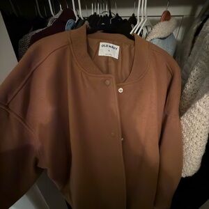 Old Navy Women's Tan Bomber Jacket